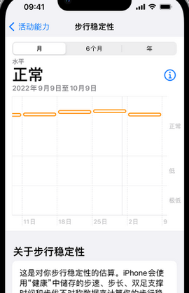 内蒙古iPhone手机维修如何在iPhone开启'步行稳定性通知'